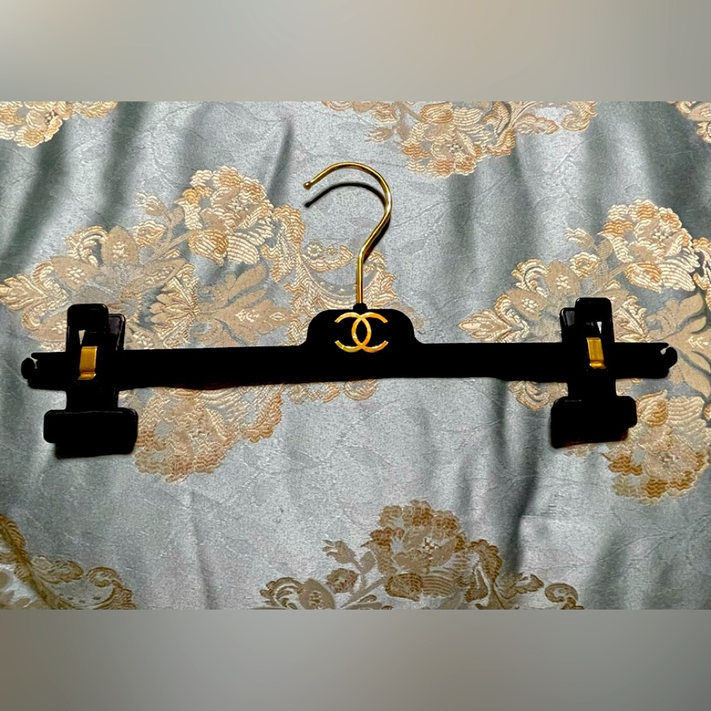 Chanel velvet hanger